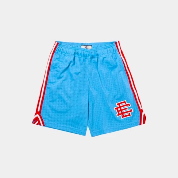 Eric Emanuel Basic Short - Carolina Blue and Red - Picture 1 of 4